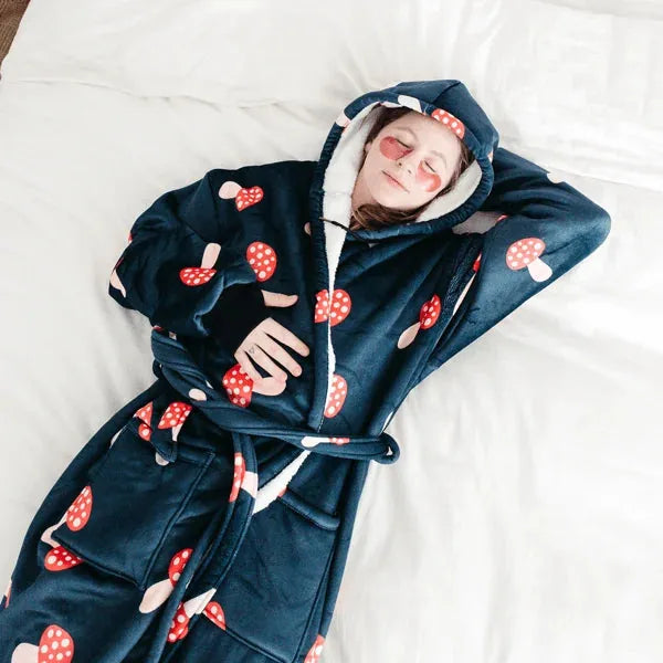 Big Blanket Hideout Robe™ — Sherpa-lined fleece