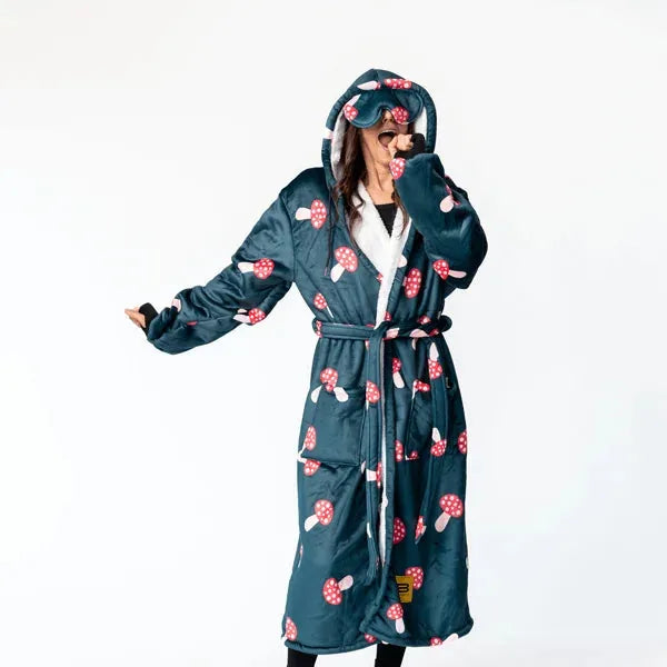 Big Blanket Hideout Robe™ — Sherpa-lined fleece