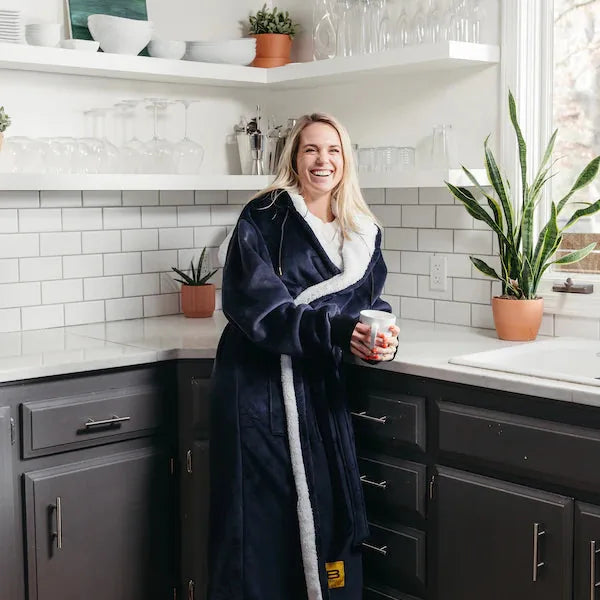 Big Blanket Hideout Robe™ — Sherpa-lined fleece