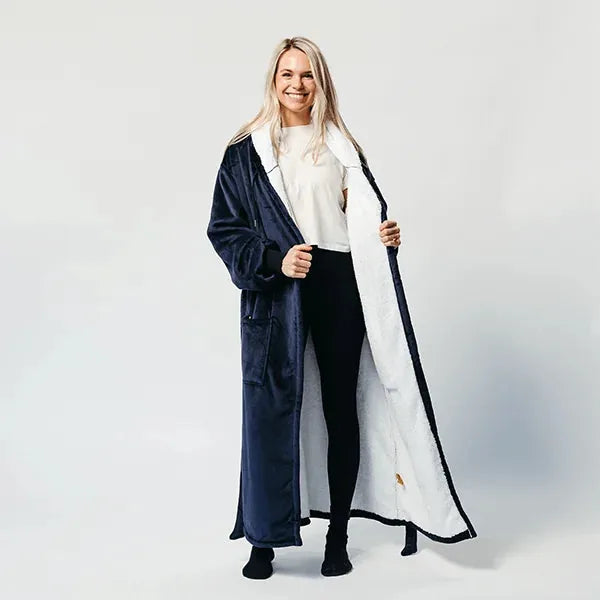 Big Blanket Hideout Robe™ — Sherpa-lined fleece