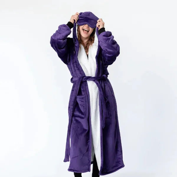 Big Blanket Hideout Robe™ — Sherpa-lined fleece
