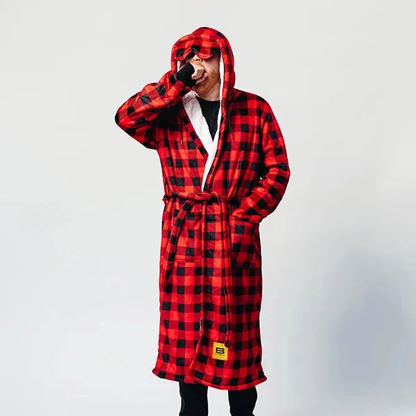 Big Blanket Hideout Robe™ — Sherpa-lined fleece