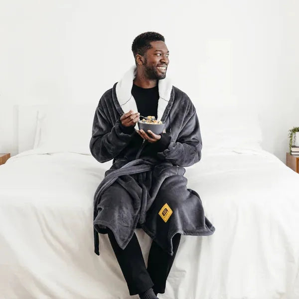 Big Blanket Hideout Robe™ — Sherpa-lined fleece
