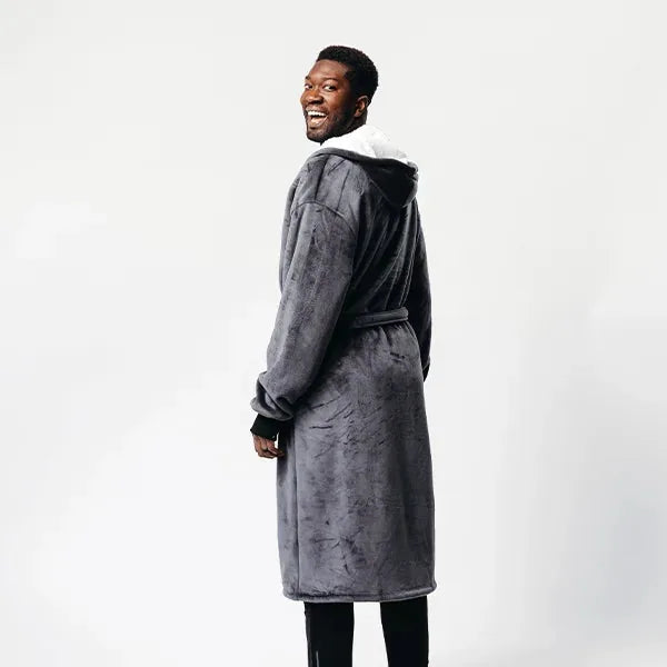 Big Blanket Hideout Robe™ — Sherpa-lined fleece