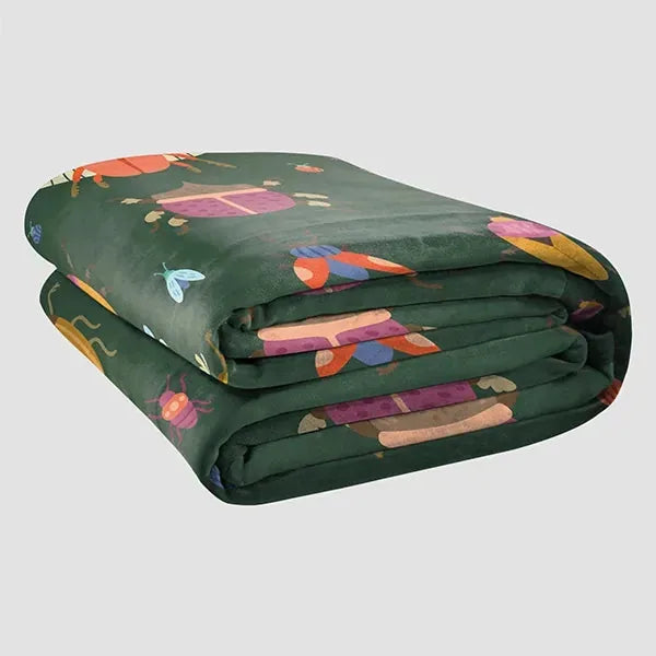 Big Blanket Original Stretch™ Blanket — 4-way stretch knit in Bugging Out