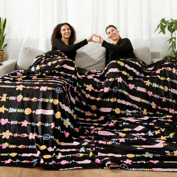 Big Blanket Original Stretch™ Blanket — 4-way stretch knit in Friends Forever