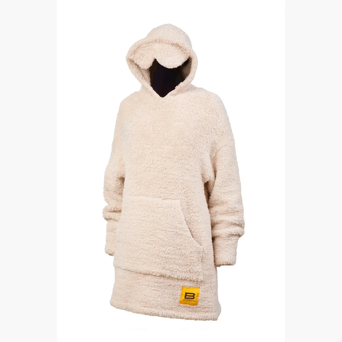 Big Blanket Premier Plush Kids Hoodie — Oatmeal