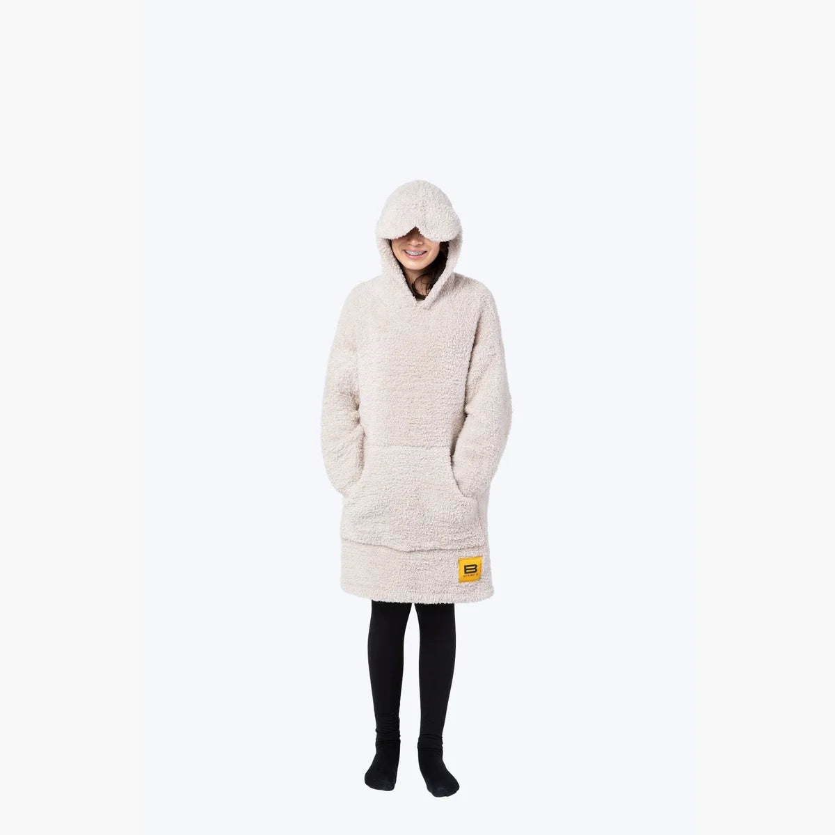 Big Blanket Premier Plush Kids Hoodie — Oatmeal