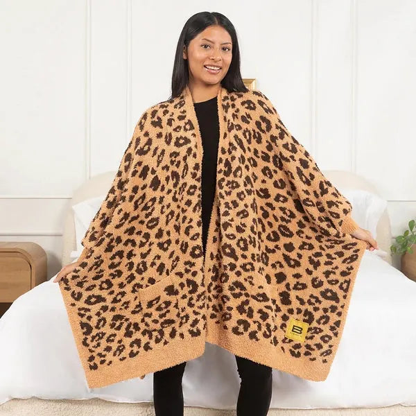 Big Blanket Premier Plush™ Wrap in Classic Leopard