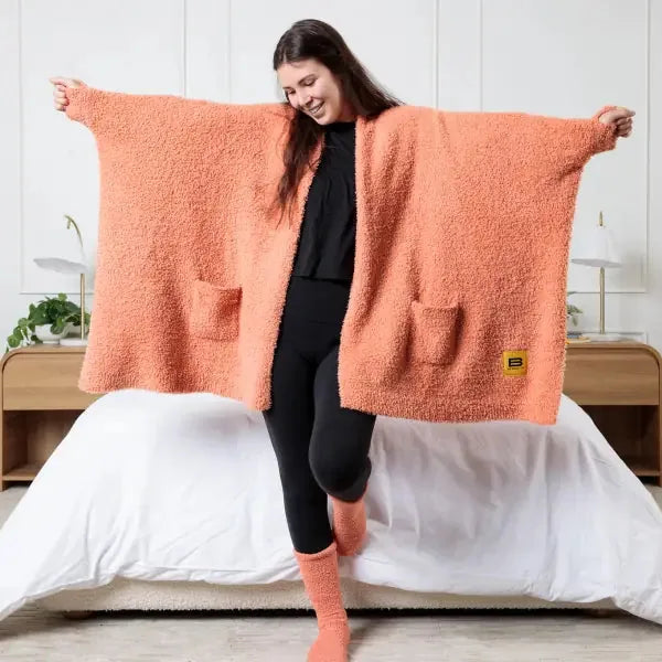 Big Blanket Premier Plush™ Wrap in Melon