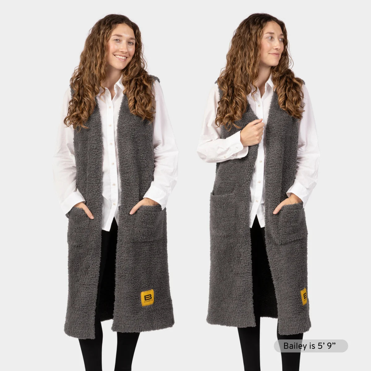 Premier Plush™ Vest in Charcoal
