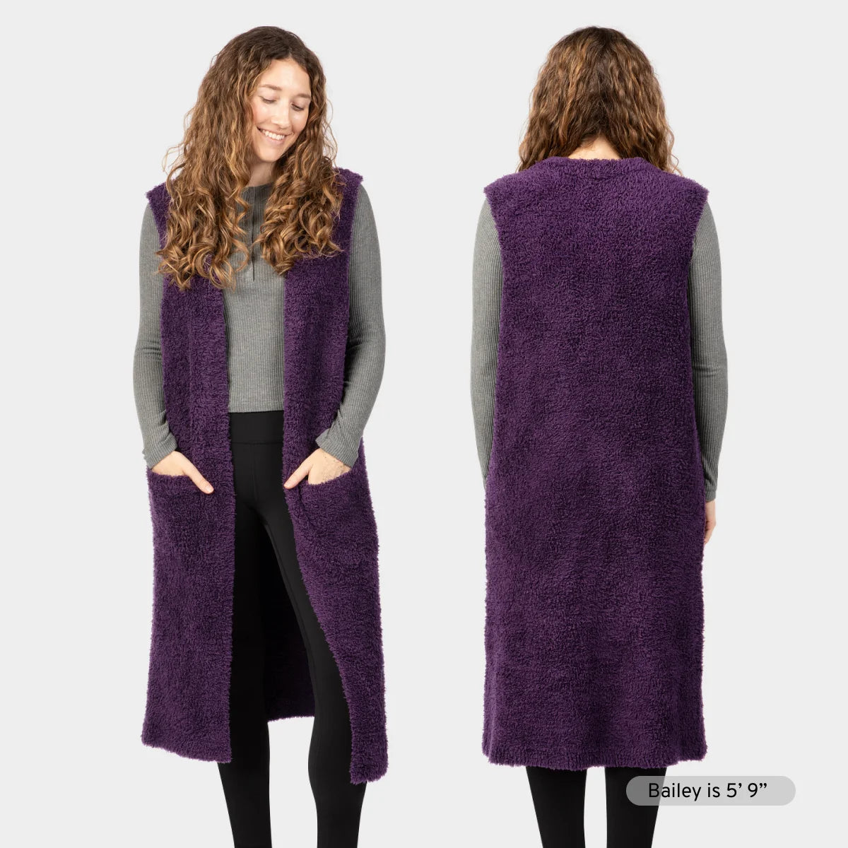 Premier Plush™ Vest in Deep Purple
