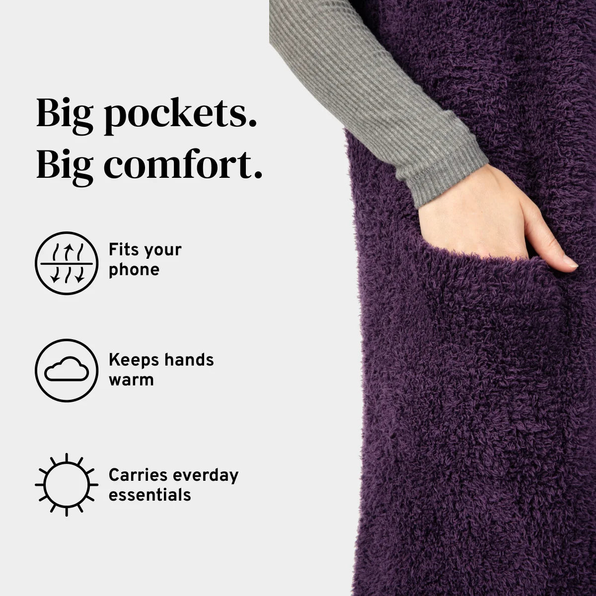 Premier Plush™ Vest in Deep Purple