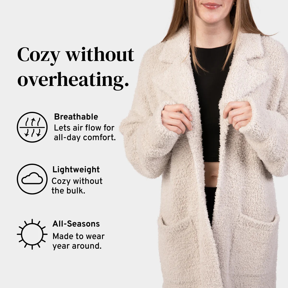 Cardigan in Oatmeal