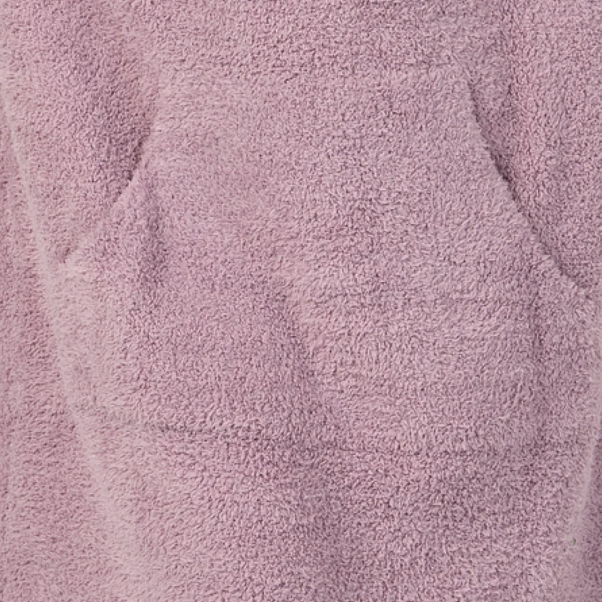Soft mauve-pink oversized blanket hoodie with plush fuzzy texture and deep kangaroo pocket