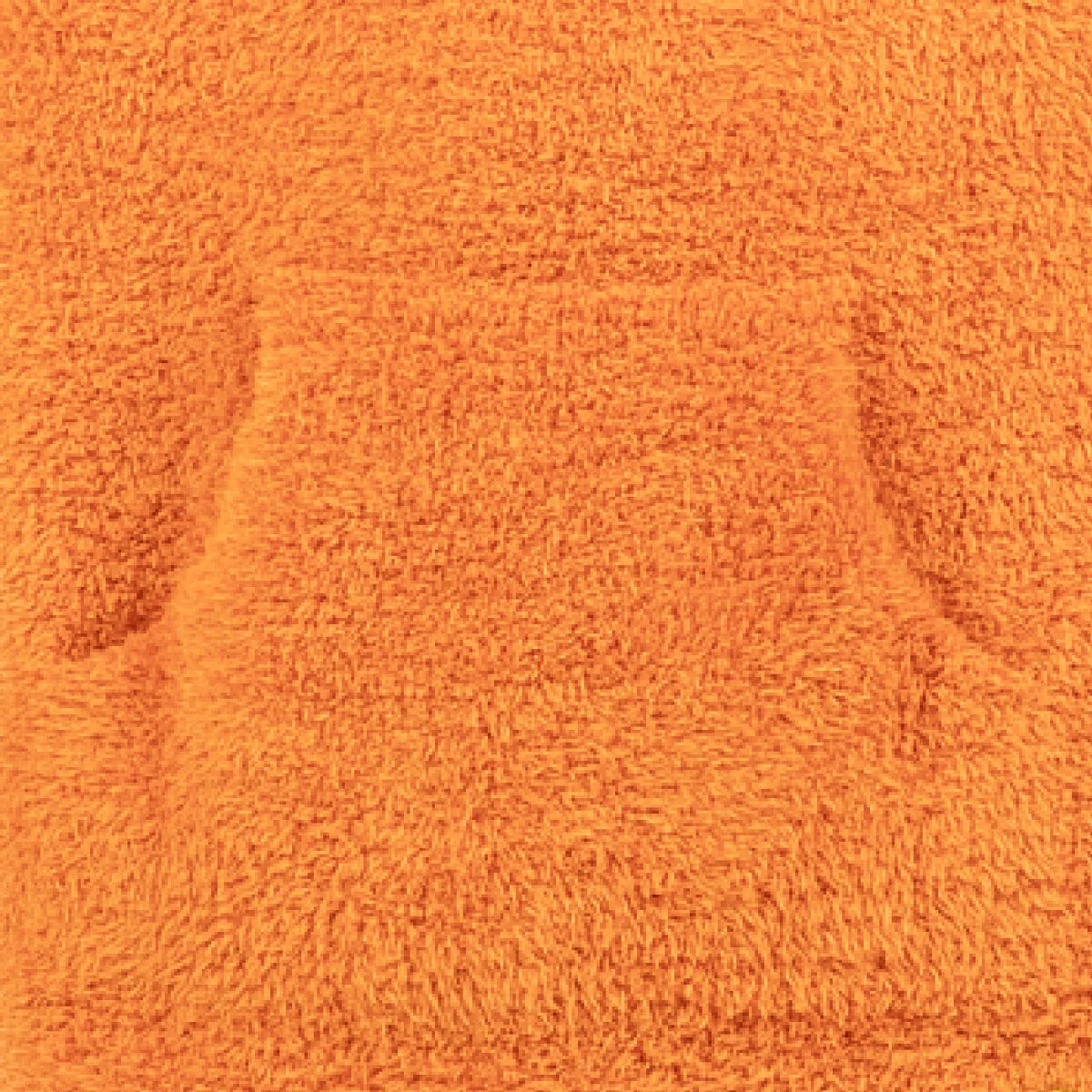 Vibrant orange Premier Plush™ oversized blanket hoodie showing soft, textured fabric surface
