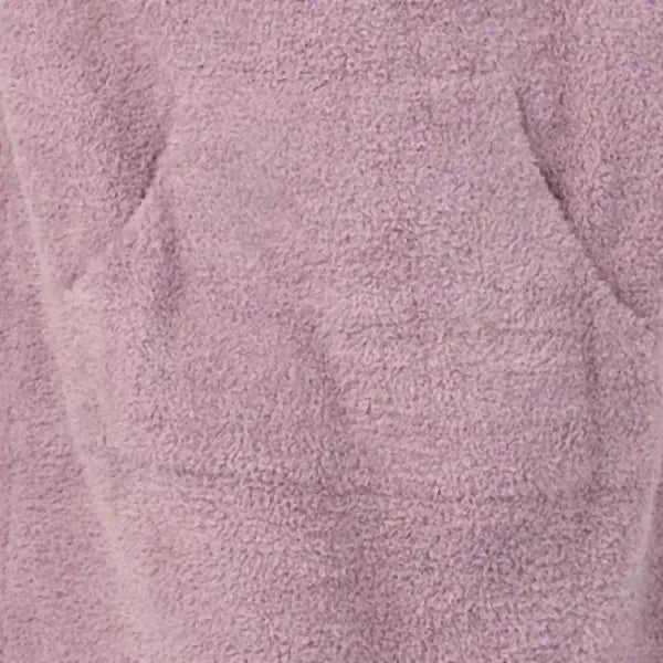 Mauve Premier Plush oversized blanket hoodie with soft, textured fleece fabric