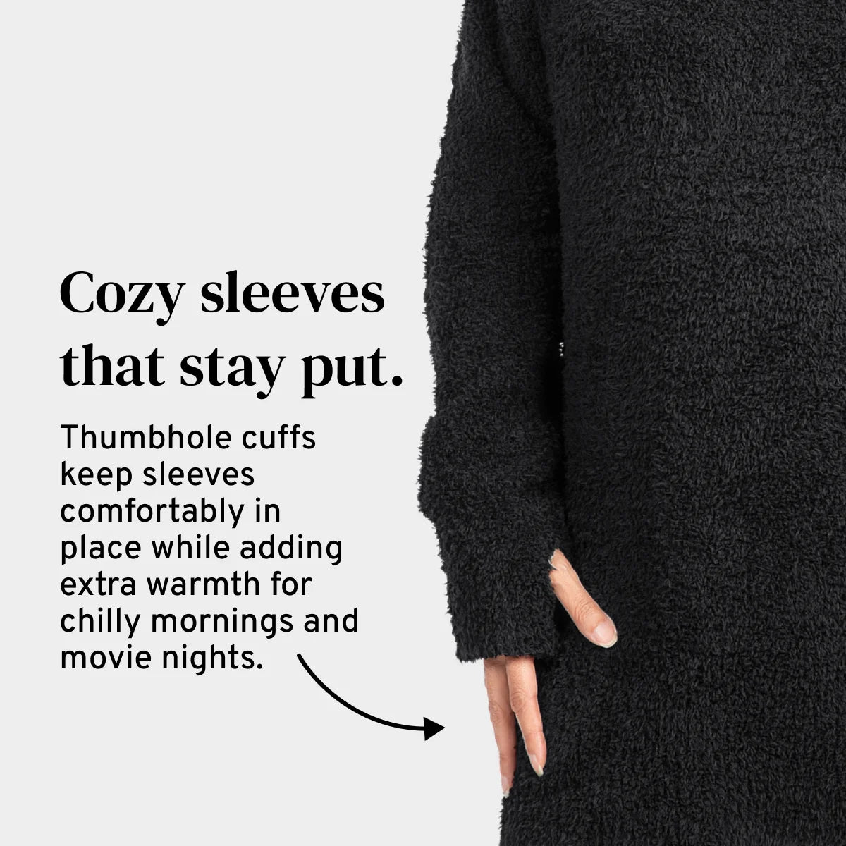 Pullover in Black