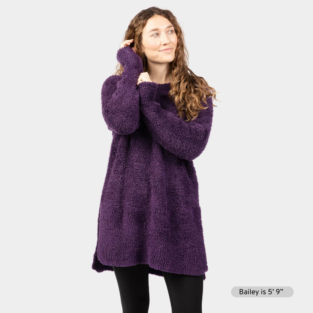 Pullover in Deep Purple