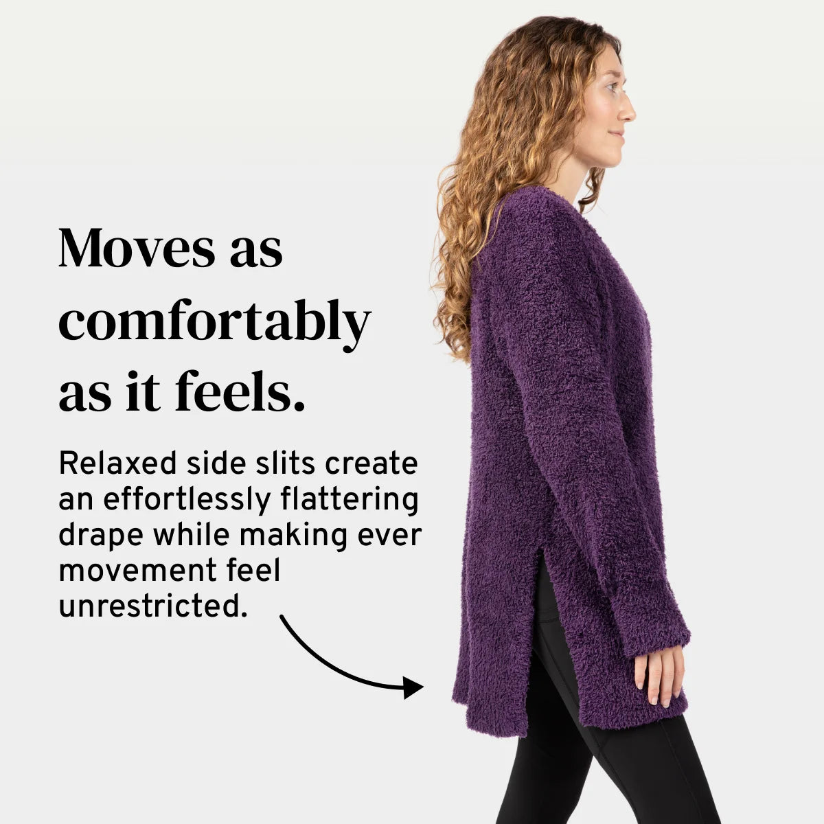 Pullover in Deep Purple