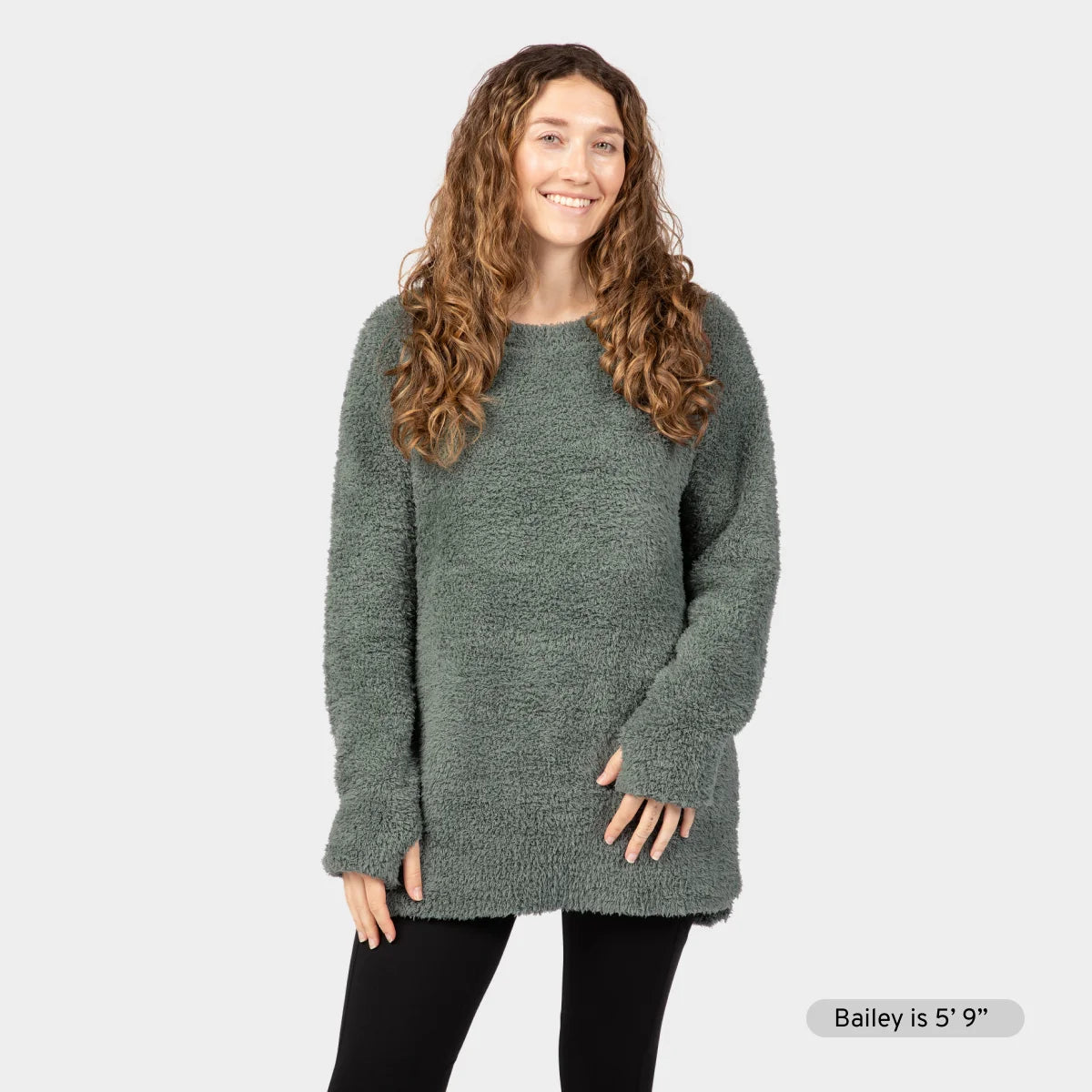 Pullover in Moss