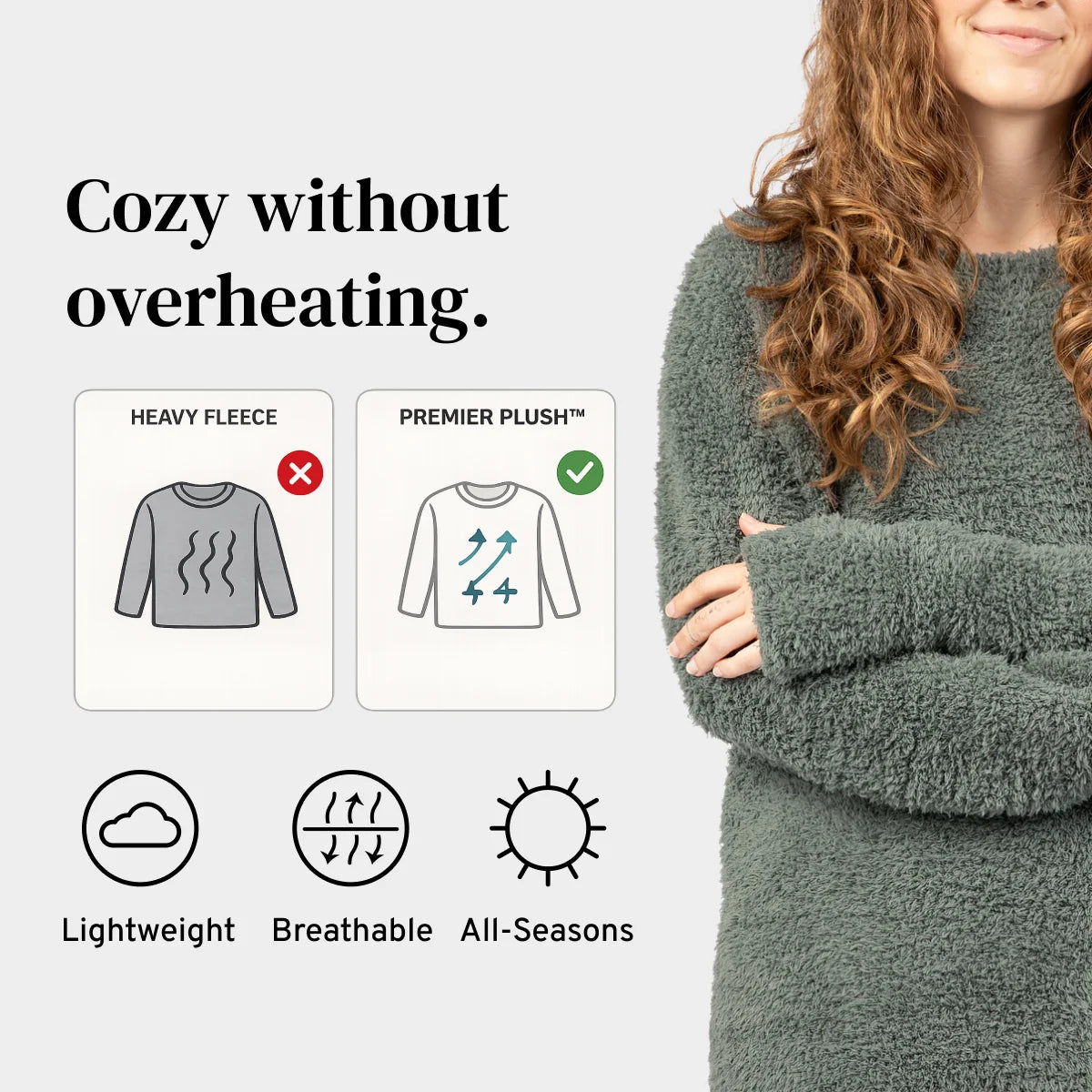 Pullover in Moss
