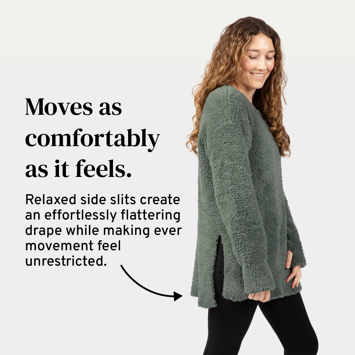 Pullover in Moss