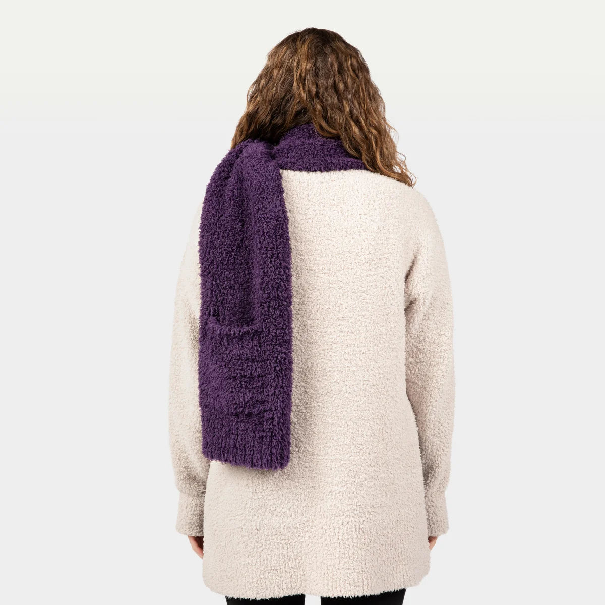 Scarf in Deep Purple