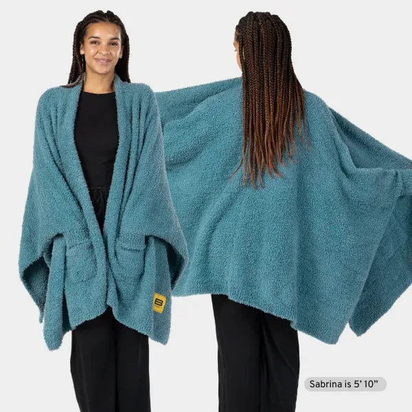 Big Blanket Premier Plush™ Wrap in Aqua