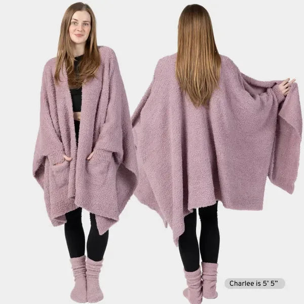Big Blanket Premier Plush™ Wrap in Elderberry