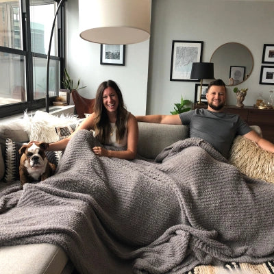 Giant plush blanket hotsell