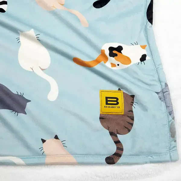 Big Blanket Sherpa Stretch™ Blanket in Cats