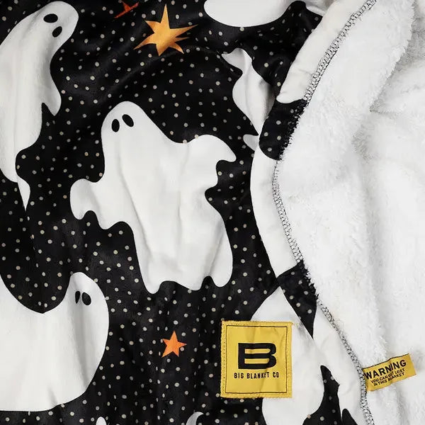 Big Blanket Sherpa Stretch™ Blanket in Friendly Ghosts