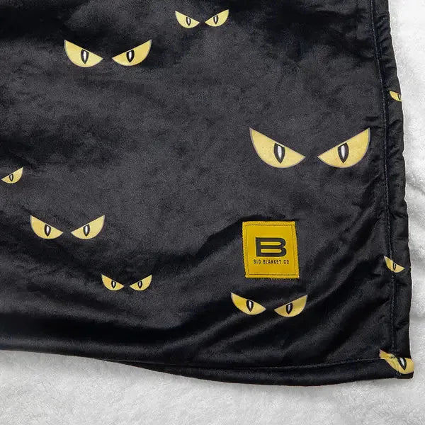 Big Blanket Sherpa Stretch™ Blanket in Spooky Eyes