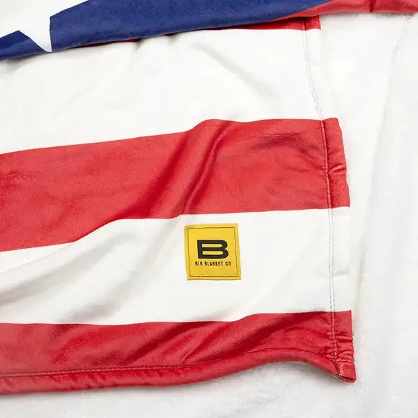 Big Blanket Sherpa Stretch™ Blanket in Stars & Stripes