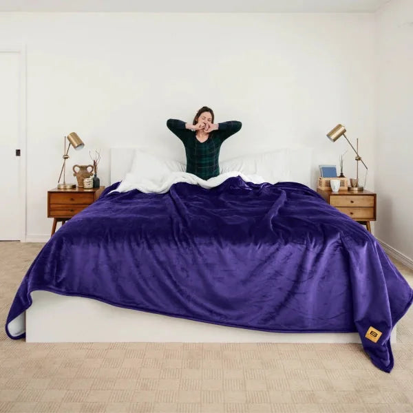 Big Blanket Sherpa Stretch™ Blanket in Purple