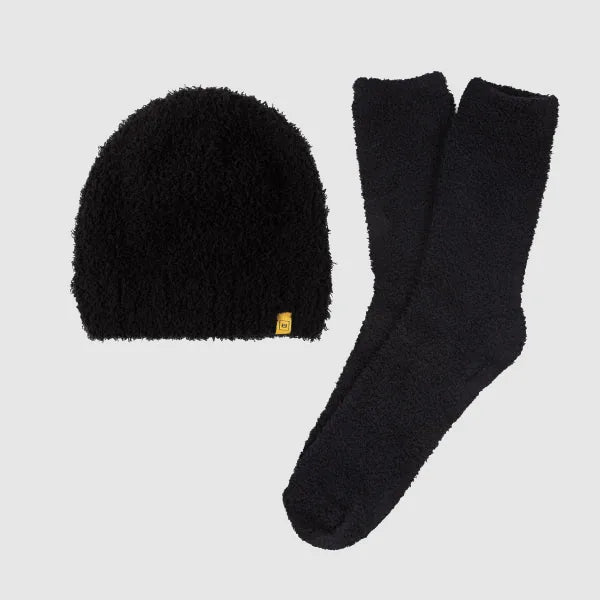 Big Blanket Beanie & Sock Set — Knit in Black