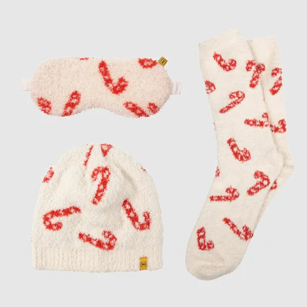 Big Blanket Self Care Bundle in Candy Canes