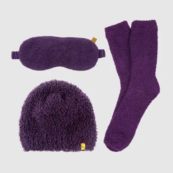 Big Blanket Self Care Bundle in Deep Purple