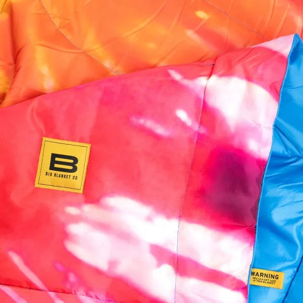 Big Blanket XL Outdoorsy™ Blanket — Bright Tie Dye