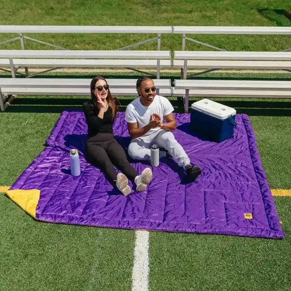 Big Blanket XL Outdoorsy™ Blanket — Purple / Yellow