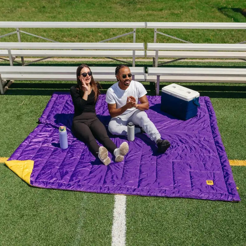 Big Blanket XL Outdoorsy™ Blanket — Purple / Yellow