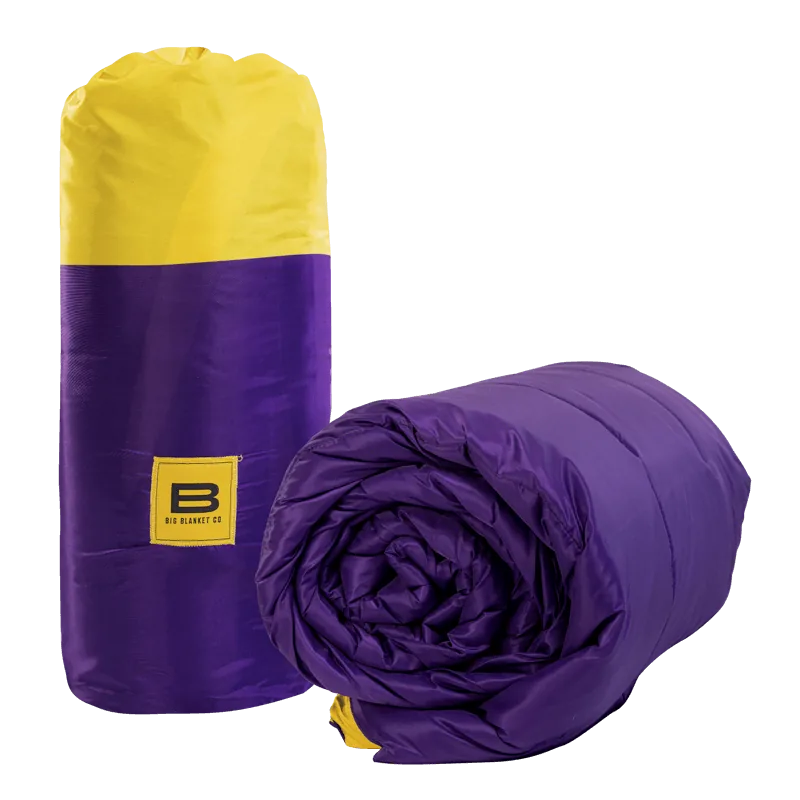 Big Blanket XL Outdoorsy™ Blanket — Purple / Yellow
