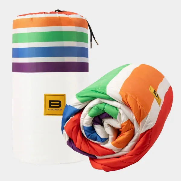 Big Blanket XL Outdoorsy™ Blanket in Retro Rainbows