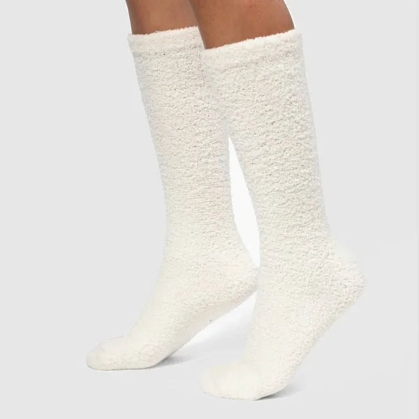 Big Blanket Cozy Toes™ Socks — Knit in Cream