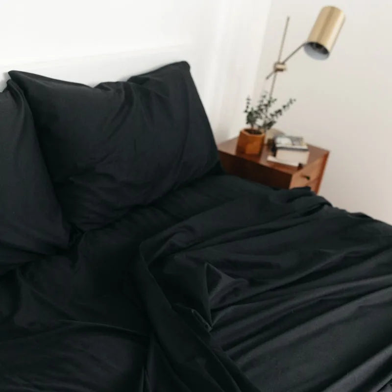 Big Blanket Sateen Dream™ Pillowcases — Black King