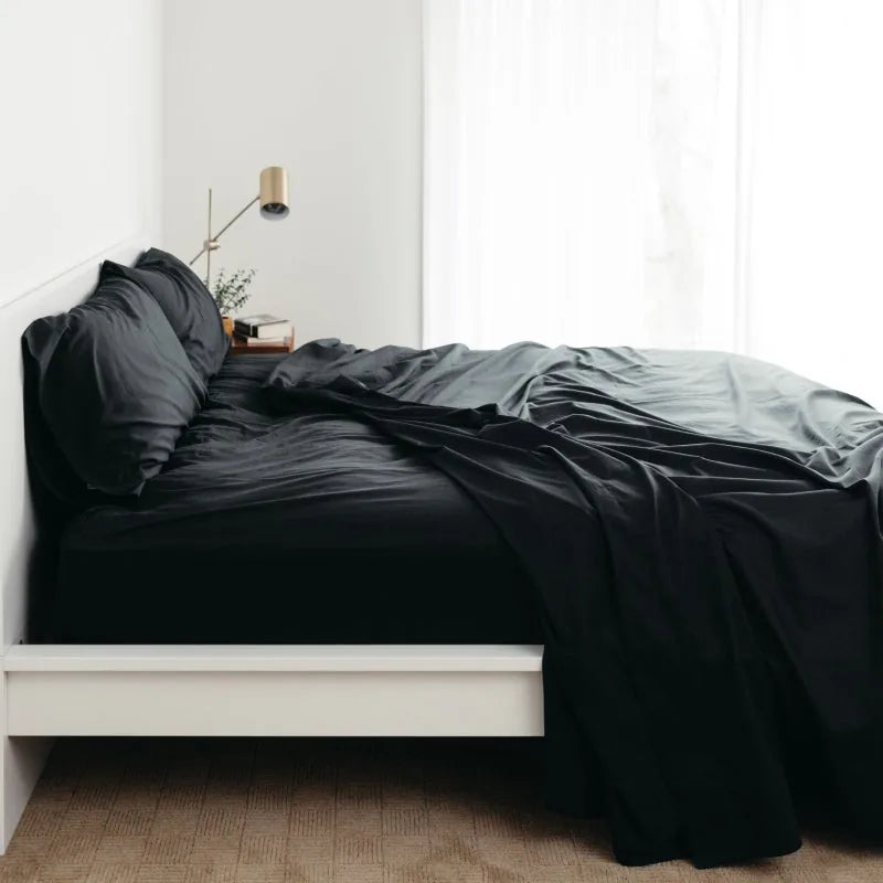 Big Blanket Sateen Dream™ Sheets — Black Queen